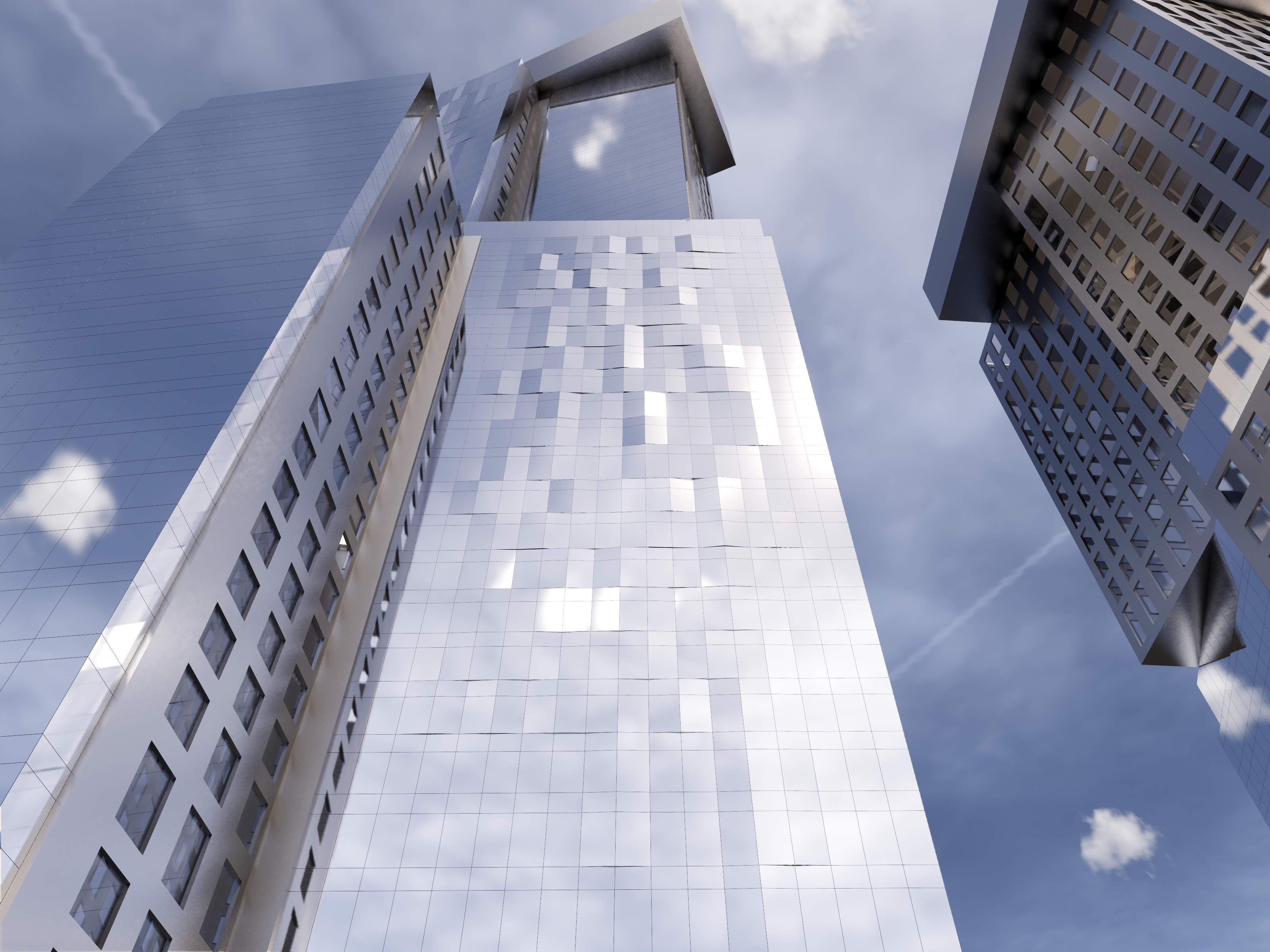 Residential Towers — street level